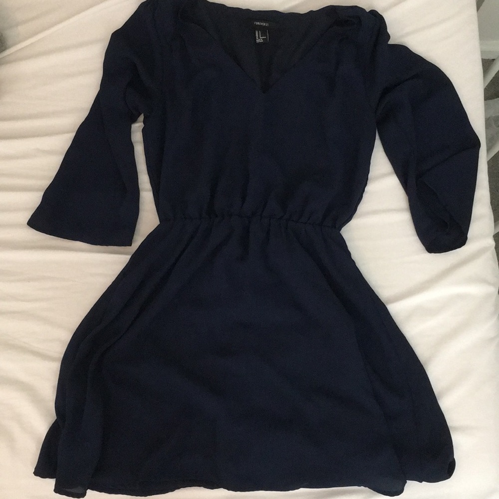 Navy Forever 21 Dress
